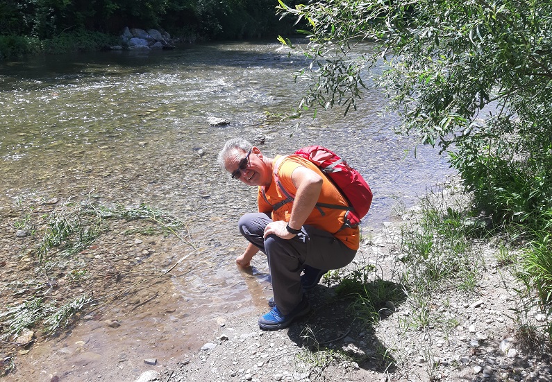 Hermann beim Wandern